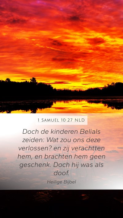 1 Samuël 10:27 NLD Bible Verse Image