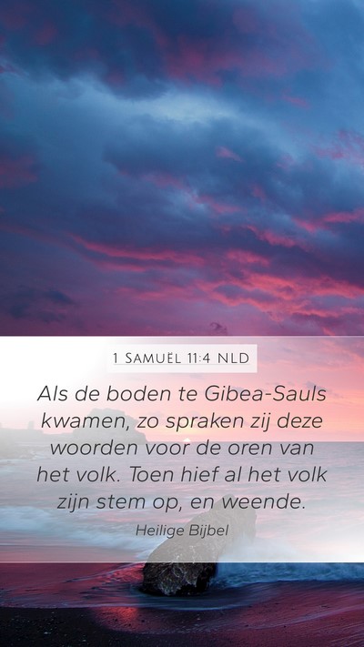1 Samuël 11:4 NLD Bible Verse Image