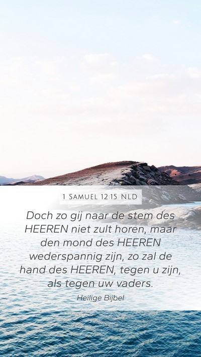 1 Samuël 12:15 NLD Bible Verse Image