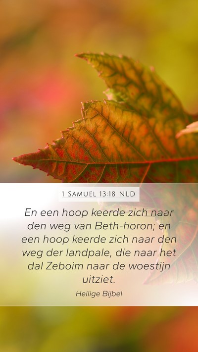 1 Samuël 13:18 NLD Bible Verse Image