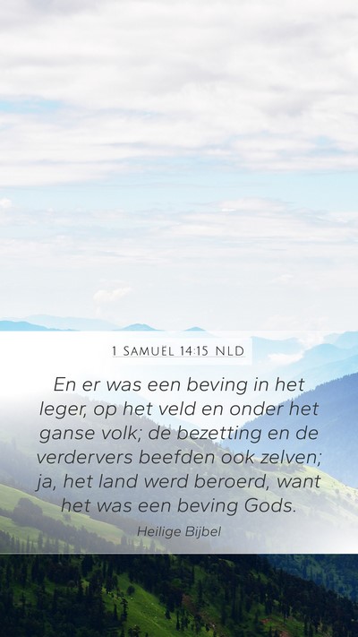 1 Samuël 14:15 NLD Bible Verse Image