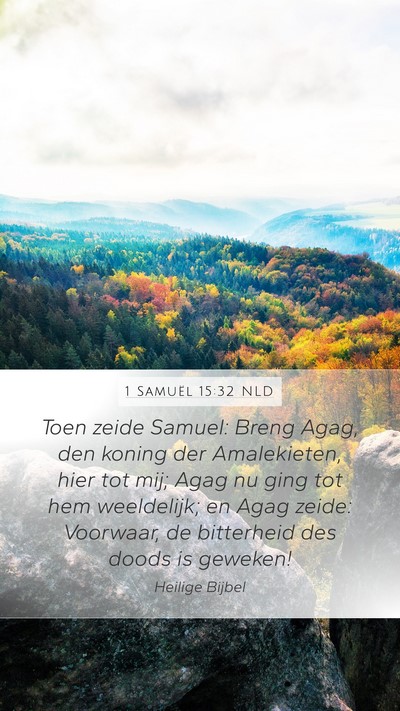 1 Samuël 15:32 NLD Bible Verse Image