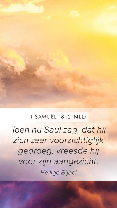 1 Samuël 18:15 NLD Bible Verse Image