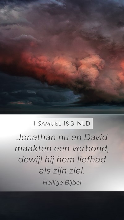 1 Samuël 18:3 NLD Bible Verse Image