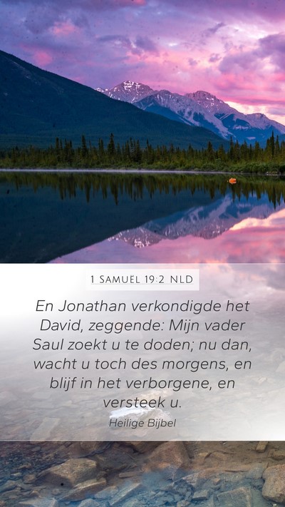 1 Samuël 19:2 NLD Bible Verse Image