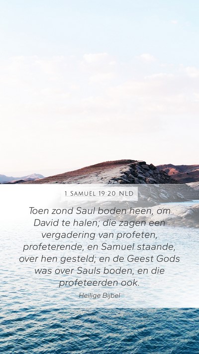 1 Samuël 19:20 NLD Bible Verse Image