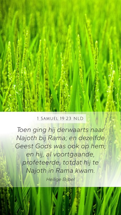 1 Samuël 19:23 NLD Bible Verse Image
