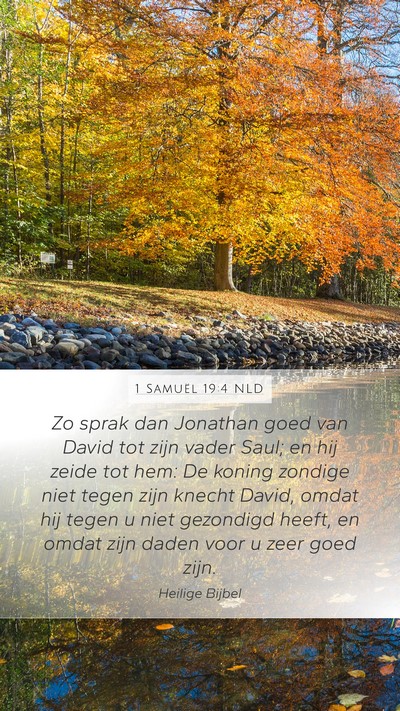 1 Samuël 19:4 NLD Bible Verse Image