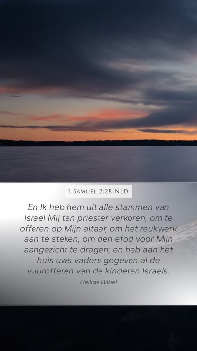 1 Samuël 2:28 NLD Bible Verse Image