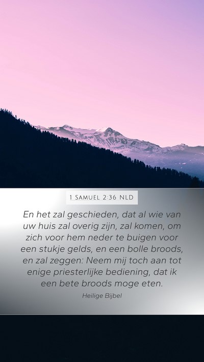 1 Samuël 2:36 NLD Bible Verse Image