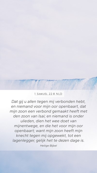 1 Samuël 22:8 NLD Bible Verse Image