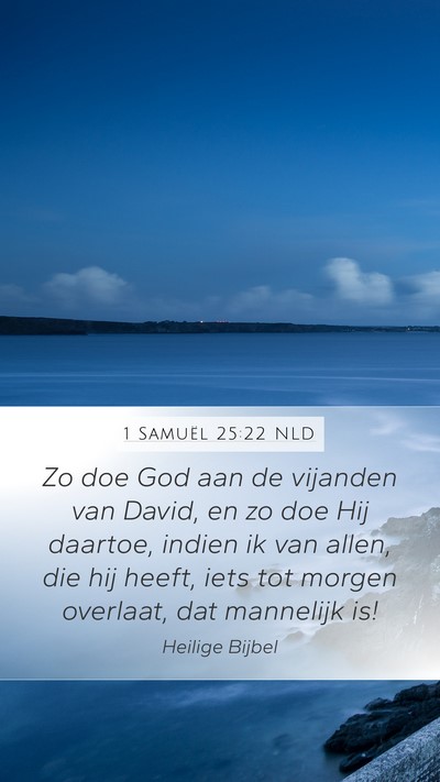 1 Samuël 25:22 NLD Bible Verse Image