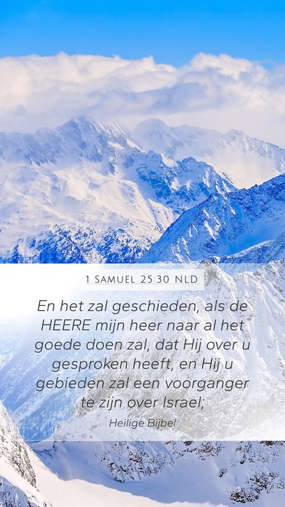 1 Samuël 25:30 NLD Bible Verse Image