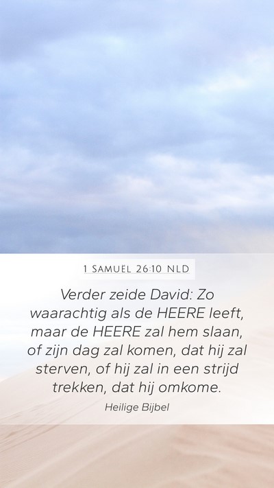 1 Samuël 26:10 NLD Bible Verse Image