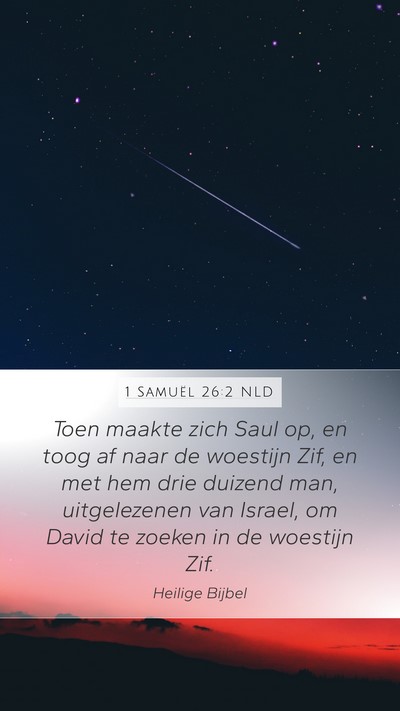 1 Samuël 26:2 NLD Bible Verse Image