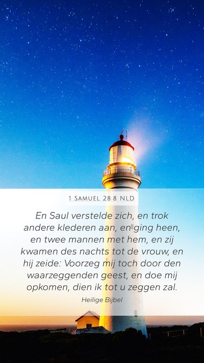 1 Samuël 28:8 NLD Bible Verse Image