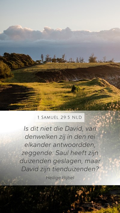 1 Samuël 29:5 NLD Bible Verse Image