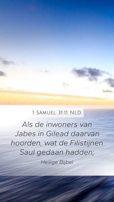 1 Samuël 31:11 NLD Bible Verse Image