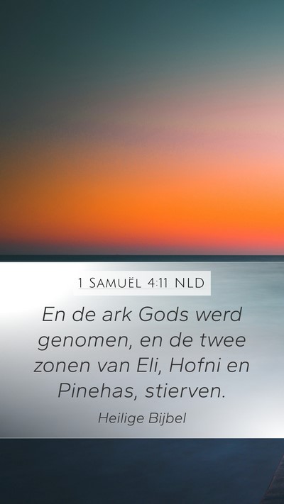 1 Samuël 4:11 NLD Bible Verse Image