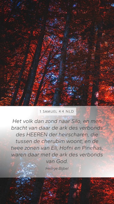 1 Samuël 4:4 NLD Bible Verse Image