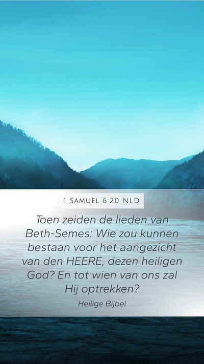 1 Samuël 6:20 NLD Bible Verse Image