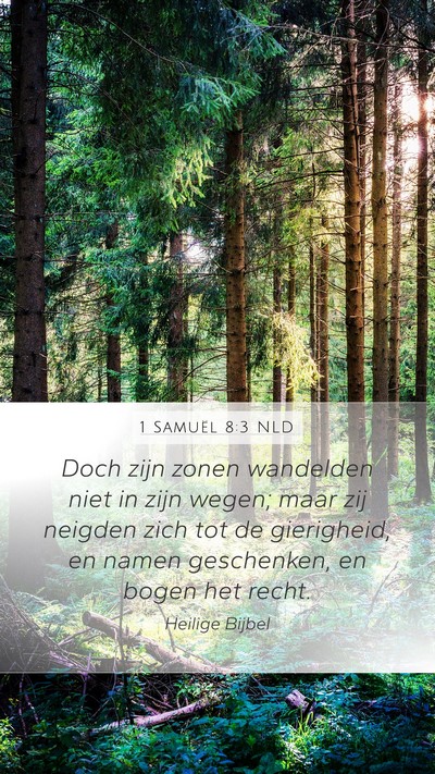1 Samuël 8:3 NLD Bible Verse Image