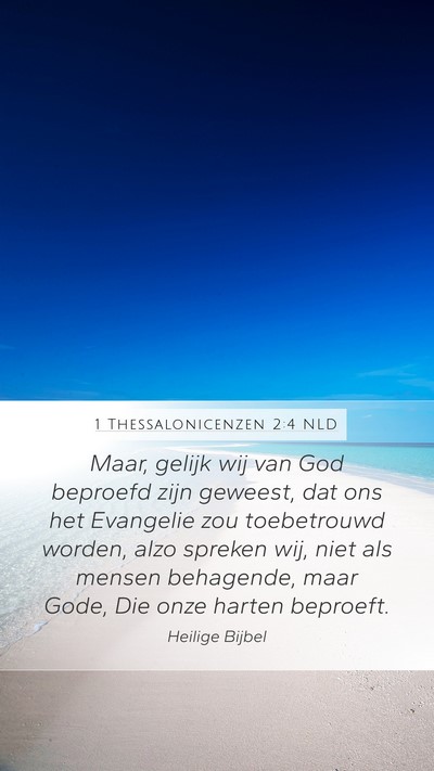 1 Thessalonicenzen 2:4 NLD Bible Verse Image