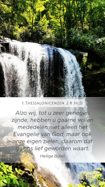 1 Thessalonicenzen 2:8 NLD Bible Verse Image