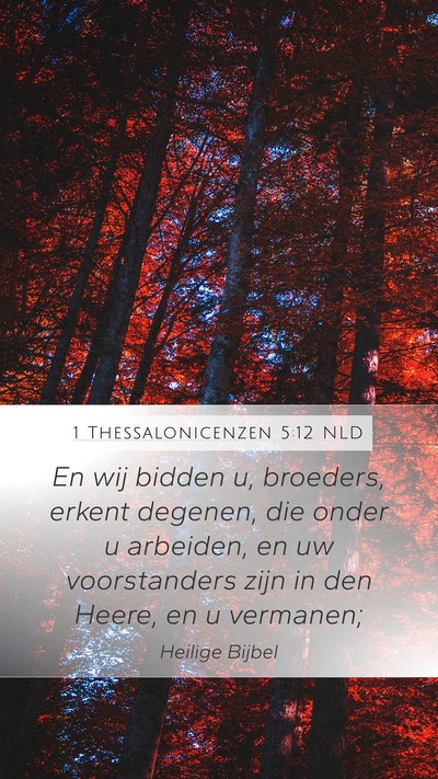 1 Thessalonicenzen 5:12 NLD Bible Verse Image