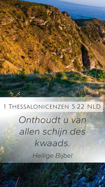 1 Thessalonicenzen 5:22 NLD Bible Verse Image