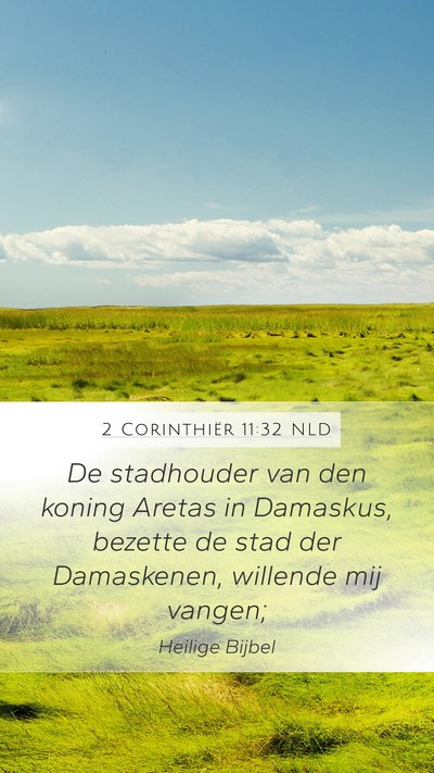 2 Corinthiër 11:32 NLD Bible Verse Image