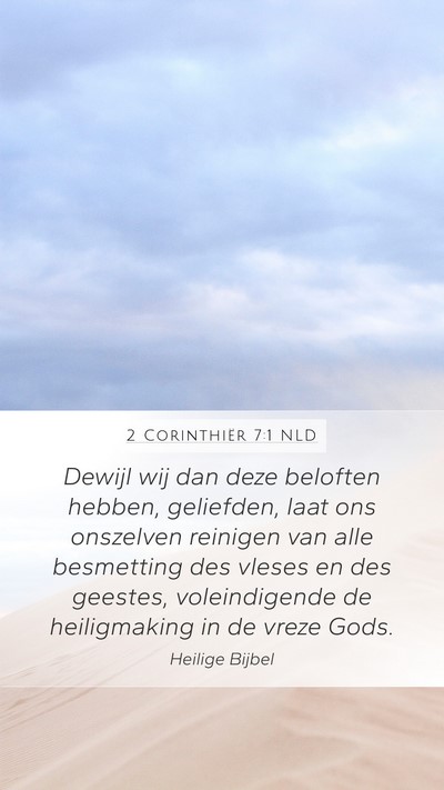 2 Corinthiër 7:1 NLD Bible Verse Image