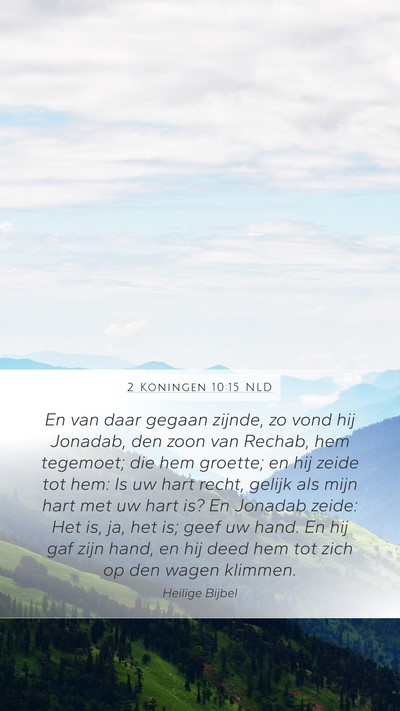 2 Koningen 10:15 NLD Bible Verse Image