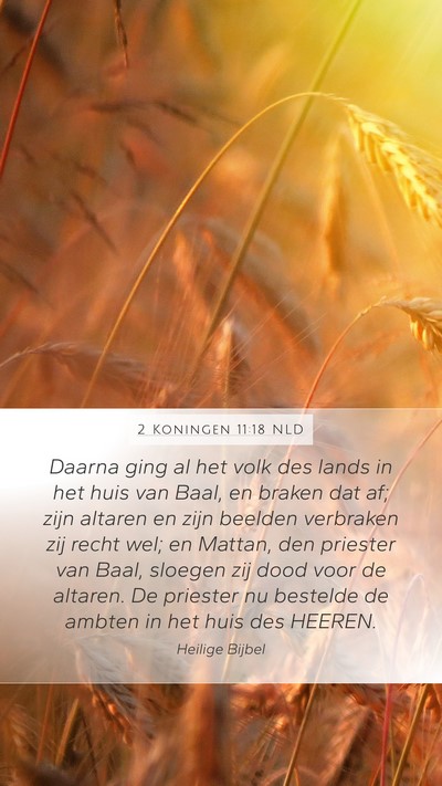 2 Koningen 11:18 NLD Bible Verse Image