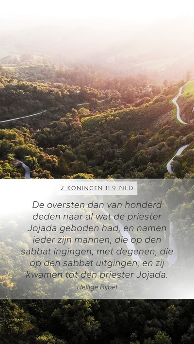 2 Koningen 11:9 NLD Bible Verse Image
