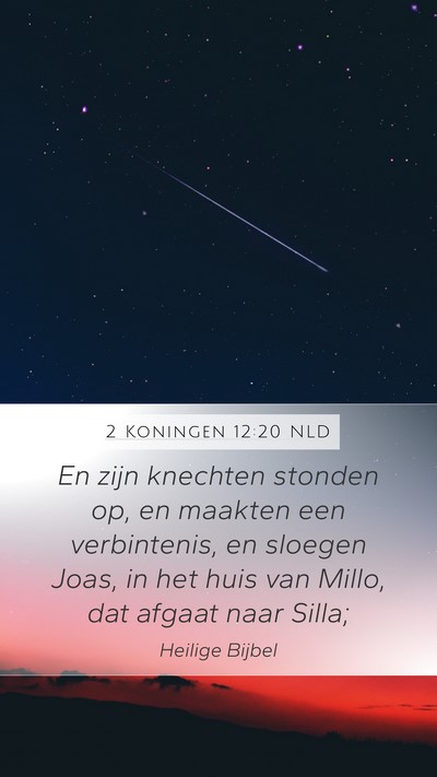 2 Koningen 12:20 NLD Bible Verse Image