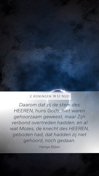 2 Koningen 18:12 NLD Bible Verse Image