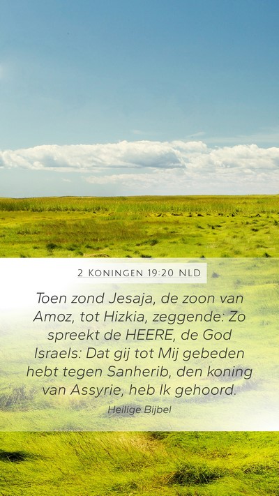 2 Koningen 19:20 NLD Bible Verse Image