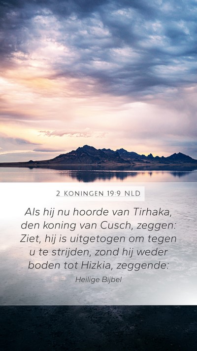 2 Koningen 19:9 NLD Bible Verse Image