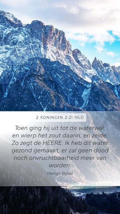 2 Koningen 2:21 NLD Bible Verse Image
