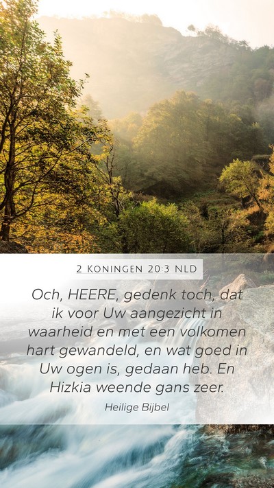 2 Koningen 20:3 NLD Bible Verse Image