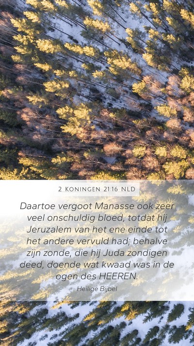2 Koningen 21:16 NLD Bible Verse Image