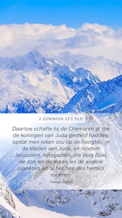 2 Koningen 23:5 NLD Bible Verse Image