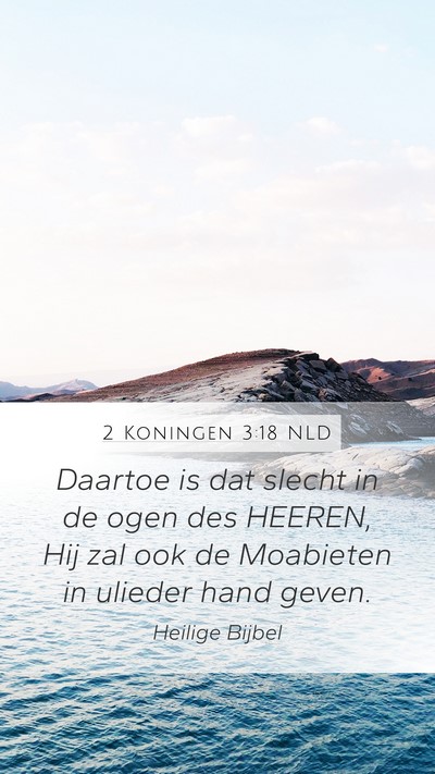 2 Koningen 3:18 NLD Bible Verse Image