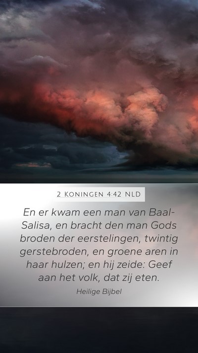 2 Koningen 4:42 NLD Bible Verse Image