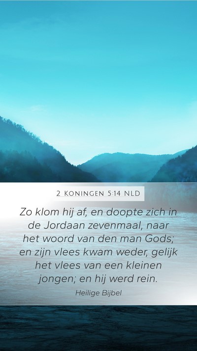 2 Koningen 5:14 NLD Bible Verse Image