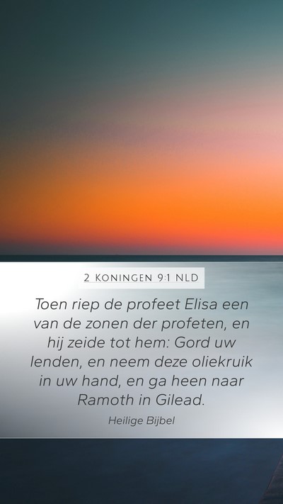 2 Koningen 9:1 NLD Bible Verse Image