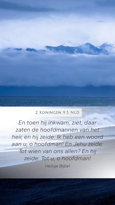 2 Koningen 9:5 NLD Bible Verse Image