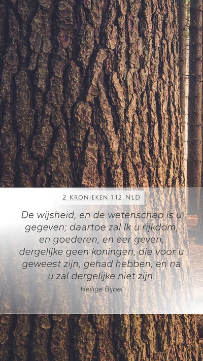 2 Kronieken 1:12 NLD Bible Verse Image