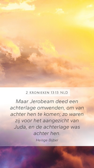 2 Kronieken 13:13 NLD Bible Verse Image